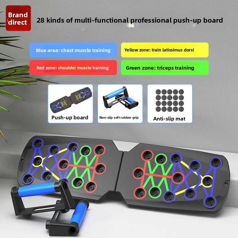 Portable Multifunctional Push Up Board for Home Chest Abdominal Training Mens Fitness Equipment Cross Border Wholesale