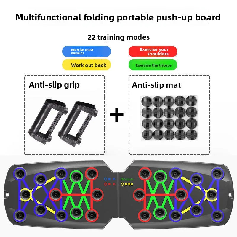 Portable Multifunctional Push Up Board for Home Chest Abdominal Training Mens Fitness Equipment Cross Border Wholesale