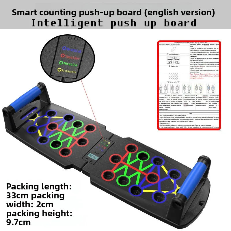 Portable Multifunctional Push Up Board for Home Chest Abdominal Training Mens Fitness Equipment Cross Border Wholesale