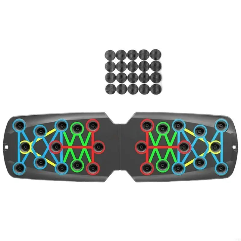 Pushup Stands Exercise Board Muscle Board for Home, Push Up Boards Multifunctional Foldable Fitness Workout Push up Tool