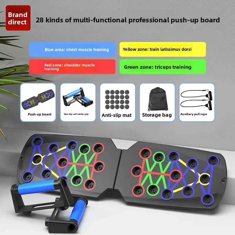 Portable Multifunctional Push Up Board for Home Chest Abdominal Training Mens Fitness Equipment Cross Border Wholesale