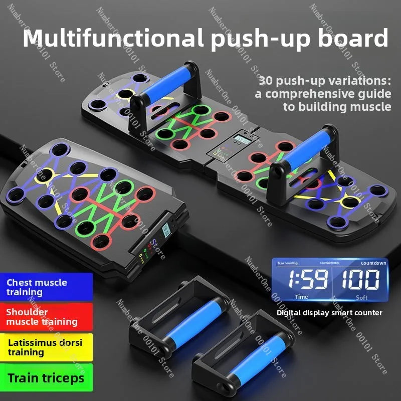 Portable Multifunctional Push Up Board for Home Chest Abdominal Training Mens Fitness Equipment Cross Border Wholesale