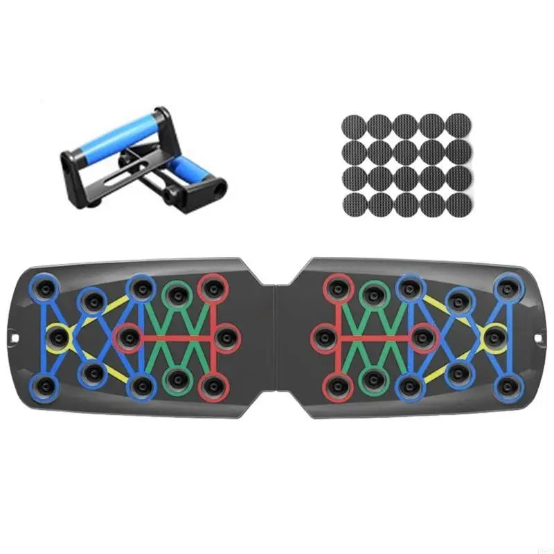 Pushup Stands Exercise Board Muscle Board for Home, Push Up Boards Multifunctional Foldable Fitness Workout Push up Tool