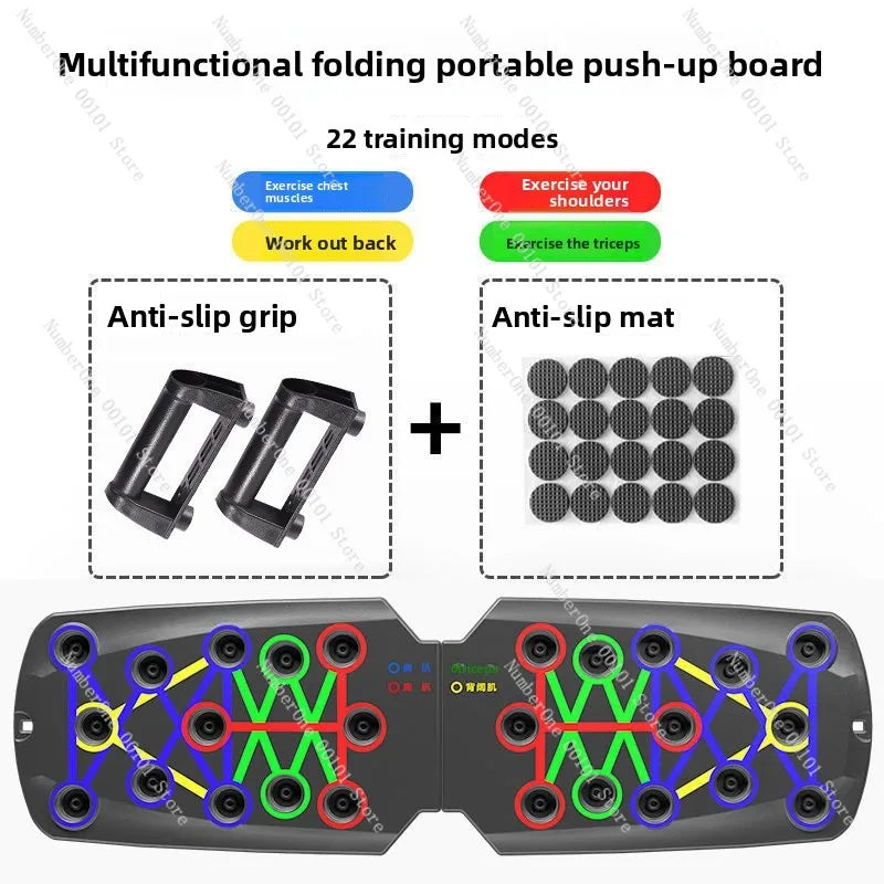 Portable Multifunctional Push Up Board for Home Chest Abdominal Training Mens Fitness Equipment Cross Border Wholesale