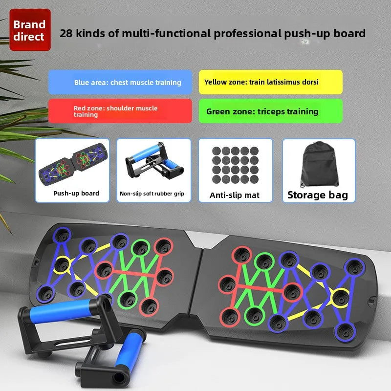 Portable Multifunctional Push Up Board for Home Chest Abdominal Training Mens Fitness Equipment Cross Border Wholesale
