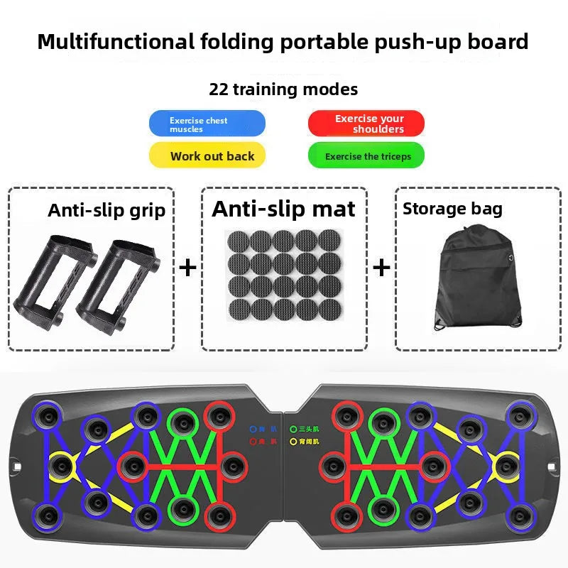Portable Multifunctional Push Up Board for Home Chest Abdominal Training Mens Fitness Equipment Cross Border Wholesale