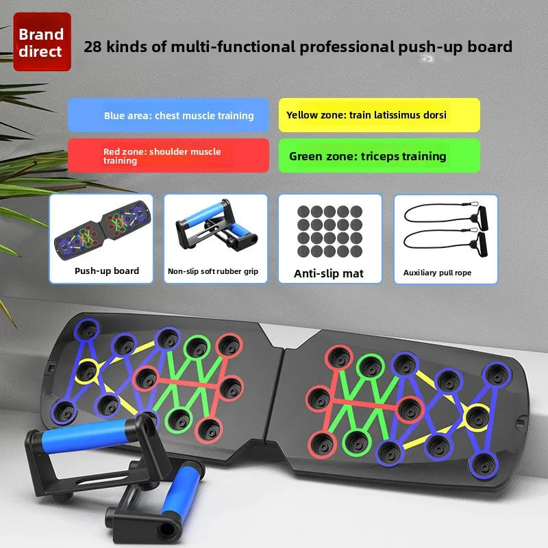 Portable Multifunctional Push Up Board for Home Chest Abdominal Training Mens Fitness Equipment Cross Border Wholesale